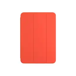 Apple Smart - Étui à rabat pour tablette - orange électrique - pour iPad mini (6ème génération) (MM6J3ZM/A)_1
